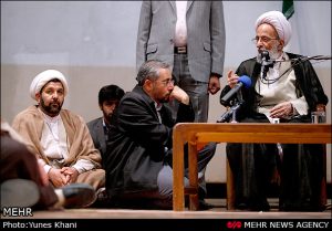 آیت الله محمد تقی مصباح یزدی و کامران باقری لنکرانی